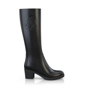 BREN MAROE Designer Elegant Women All Black Boot